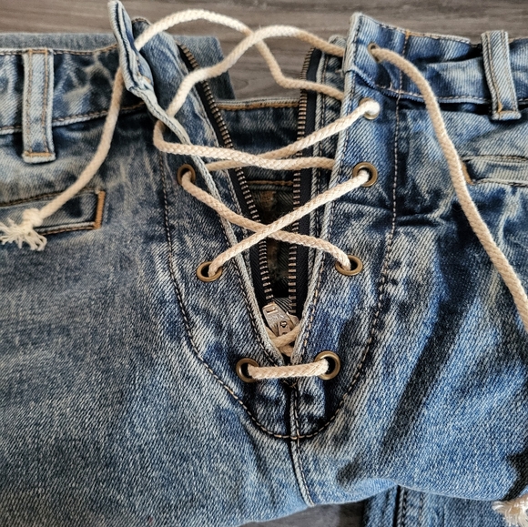 Anthropologie Pilcro The Icon Laceup Jeans Size 31 NWT - Picture 11 of 13